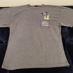 Warner Bros Looney Tunes Knit Pocket T shirt XL